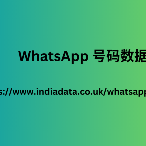 WhatsApp 号码数据