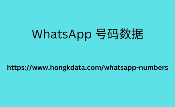 WhatsApp 号码数据